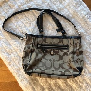 Coach Laura Signature Shoulder Handbag